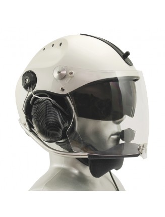 Icaro Rollbar Plus Marine Helmet with Tiger Portable Radio Headset