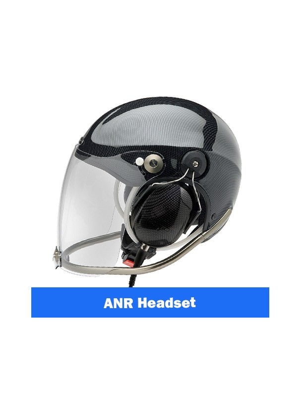 Icaro Rollbar Aviation Helmet with Tiger ANR Headset