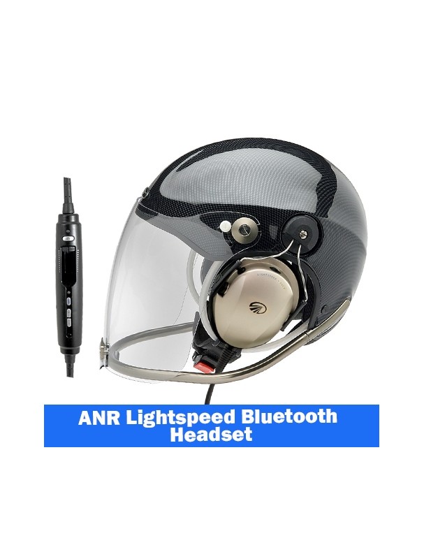 Icaro Rollbar Aviation Helmet with Lightspeed Zulu 3 Headset