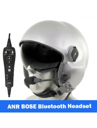 MSA Gallet LH050 Flight Helmet - Orange Flourescent