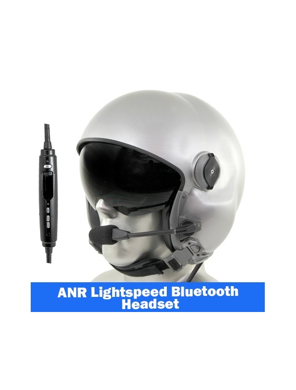 MSA Gallet LH050 Flight Helmet - Orange Flourescent