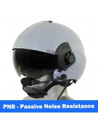 MSA Gallet LH350 Flight Helmet - Black Gloss