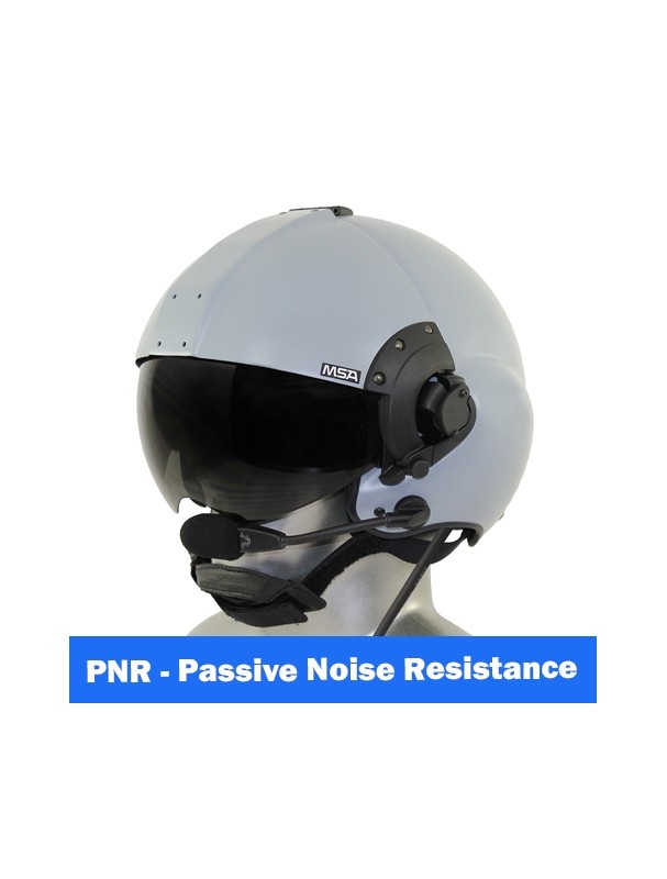 MSA Gallet LH350 Flight Helmet - Black Gloss