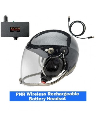 Icaro Rollbar Aviation Helmet with Tiger Wireless Headset