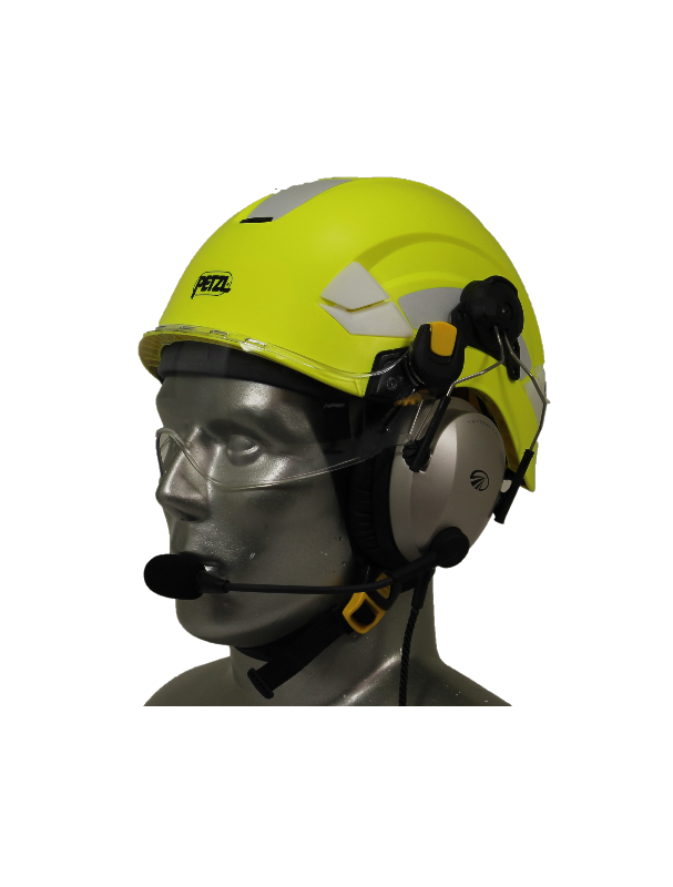 Petzl Vertex Aviation Helmet with Lightspeed Zulu 3 Headset