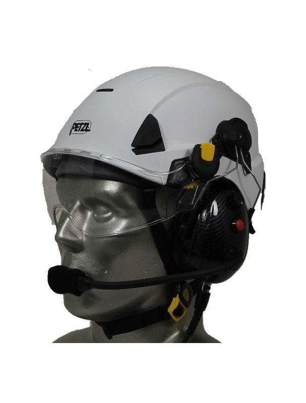 Petzl Strato Aviation Helmet with Tiger Portable Radio Headset