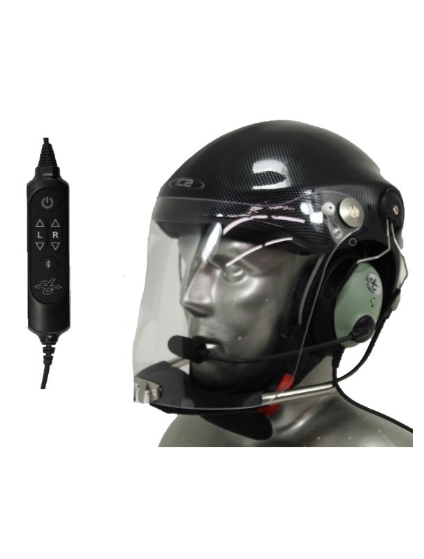 Icaro Rollbar Aviation Helmet with David Clark ONE-X Communications
