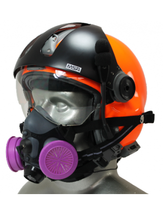 Tiger 5500 Helmet Snap On Half Respirator Mask