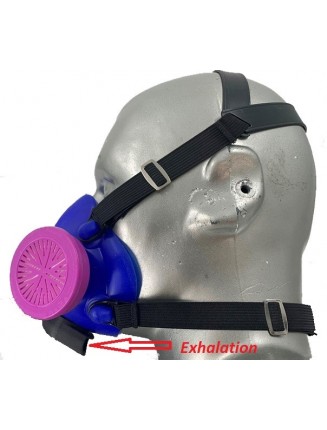 Tiger Half Respirator Mask Exhalation Diverter Cover