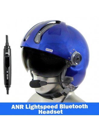 MSA/Tiger USA DOI/USFS Certified LH250T Flight Helmet - Lightspeed Zulu H-Mod Communications