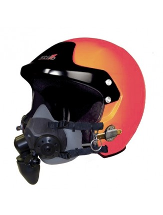 STILO Marine Trophy DES Offshore Open Face helmet  with STILO Communications (for Tiger mask use - Mask not included)