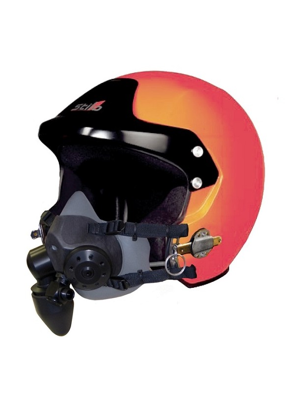 STILO Marine Trophy DES Offshore Open Face helmet  with STILO Communications (for Tiger mask use - Mask not included)